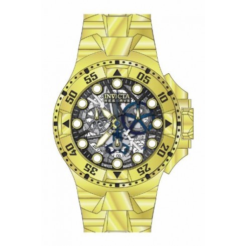 Replica Invicta Excursion Chronograph Skeleton Dial Gold Ion-plated Men's Watch 15979 Watch