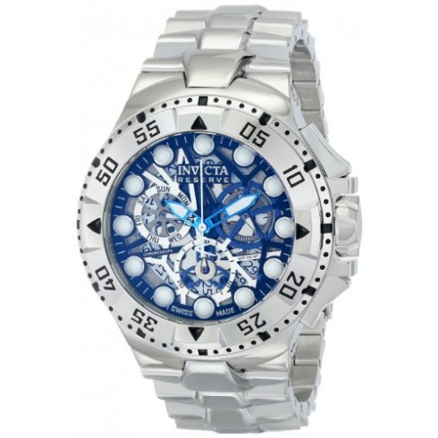 Invicta Excursion Chronograph Skeletonized Dial Stainless Steel Men's Watch 15978 watches
