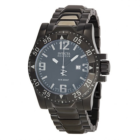 Invicta Excursion Reserve Black Dial Black Ion-plated Men's Watch 6250 watches