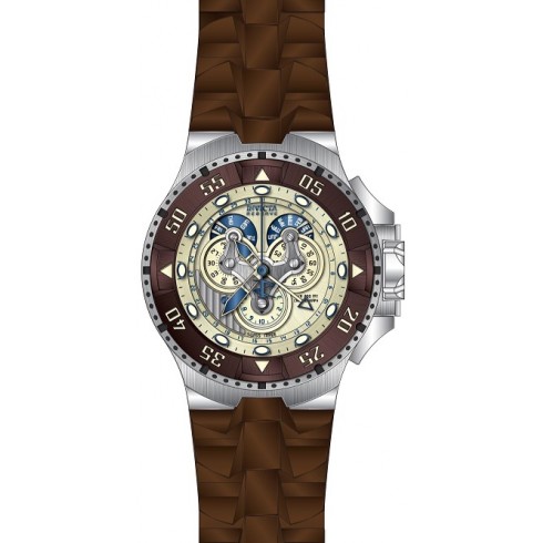 Invicta Excursion Reserve Chronograph Champagne Dial Brown Polyurethane Men's Watch 18560 watches