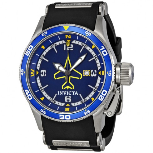 Invicta Flight Collection Black Polyurethane Men's Watch 1761 watches