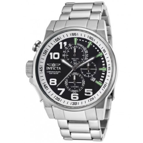 Invicta Force Chronograph Black Dial Stainless Steel Men's Watch 14955 watches