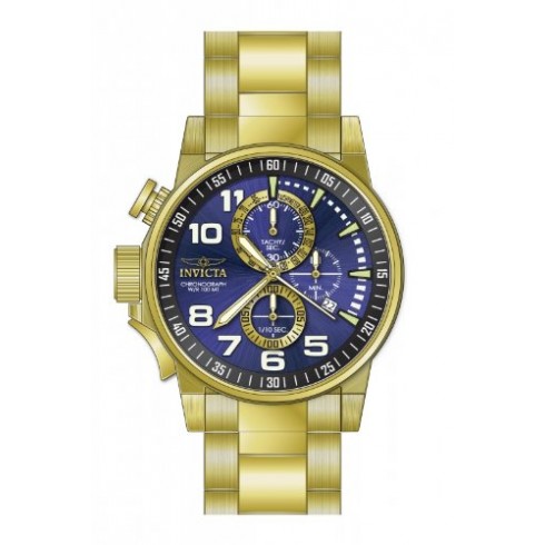 Invicta Force Chronograph Blue and Black Dial Gold Ion-plated Men's Watch 14959 watches
