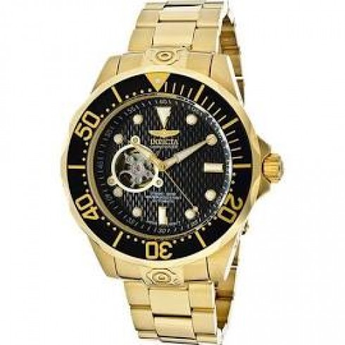 Invicta Grand Diver Automatic Black Dial Black Ion-plated Men's Watch 13709 watches
