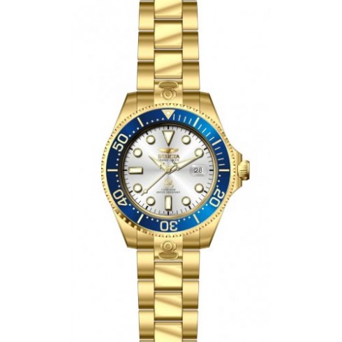 Invicta Grand Diver Automatic Silver Dial 18kt Gold Ion-plated 15845 watches
