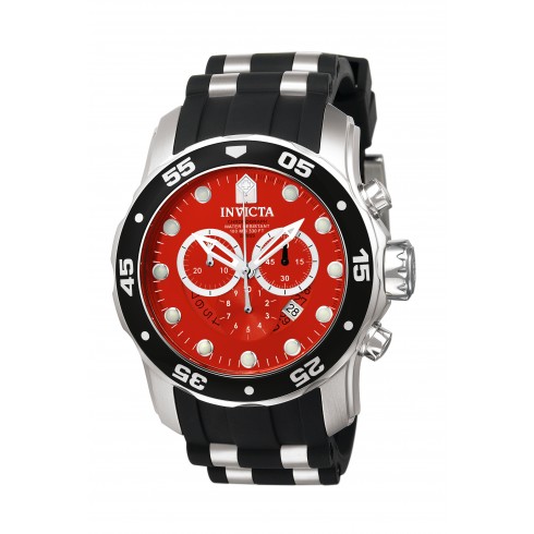 Invicta Grand Diver Red Dial Swiss Chronograph Quartz Ladies Watch 6979 watches