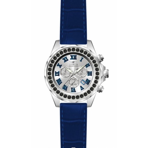 Invicta Grand Diver Silver Dial Blue Leather Men's Watch 14923 watches