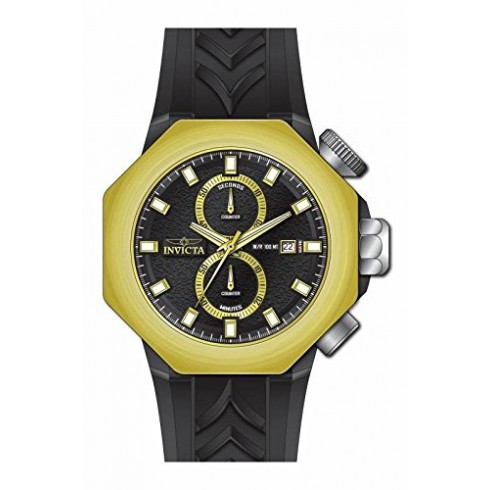 Invicta I Force Chronograph Black Dial Black Polyurethane Men's Watch 16915 watches