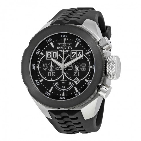 Invicta I-Force Chronograph Black Dial Black Silicone Men's Watch 16927 watches