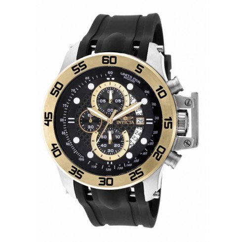Invicta I-Force Chronograph Black Carbon Fiber Dial Black Polyurethane Men's Watch 19253 watches