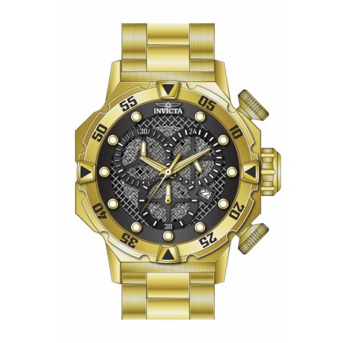 Invicta I-Force Chronograph Black Dial 18kt Gold-plated Men's Watch 19182 watches