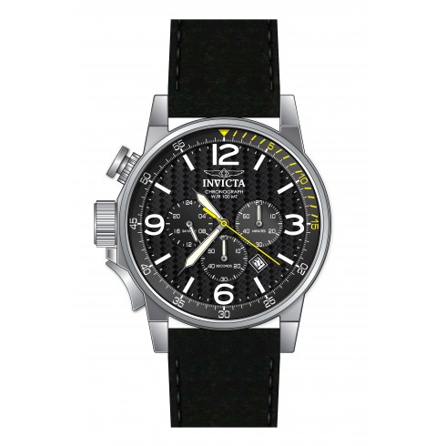 Invicta I-Force Chronograph Black Dial Black Leather Men's Watch 20129 watches