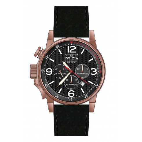 Invicta I-Force Chronograph Black Dial Black Leather Men's Watch 20138 watches