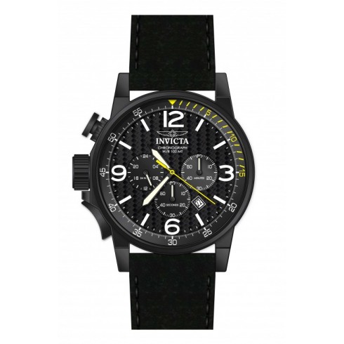 Invicta I-Force Chronograph Black Dial Black Leather Men's Watch 20140 watches