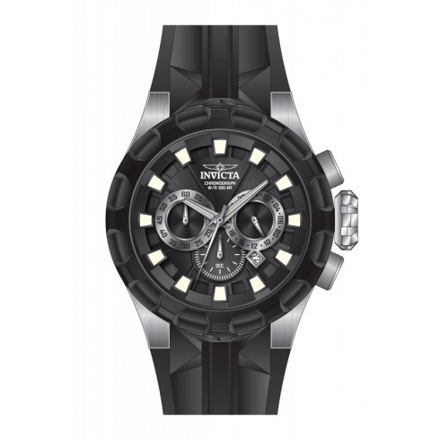 Invicta I-Force Chronograph Black Dial Black Silicone Men's Watch 16918 watches