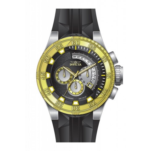 Invicta I-Force Chronograph Black Dial Black Silicone Men's Watch 16923 watches