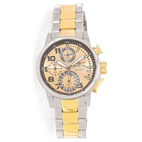 Invicta I-Force Chronograph Gold Dial Two-tone Ladies Watch 17428 watches