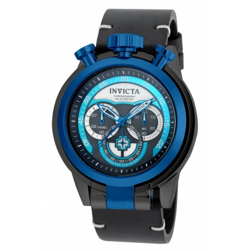 Invicta I-Force Chronograph Grey and Blue Dial Black Leather Men's Watch 18772 watches