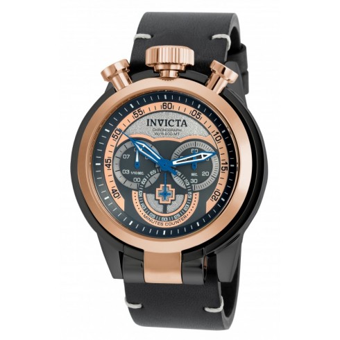 Invicta I-Force Chronograph Grey and Rose Dial Black Leather Men's Watch 18774 watches