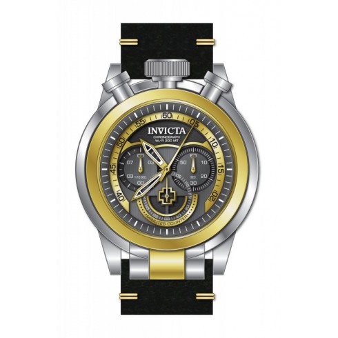 Invicta I-Force Chronograph Grey Dial Black Leather Men's Watch 18767 watches