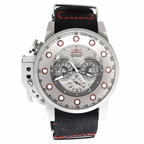 Invicta I-Force Chronograph Silver Dial Black Nylon Men's Watch 18695 watches