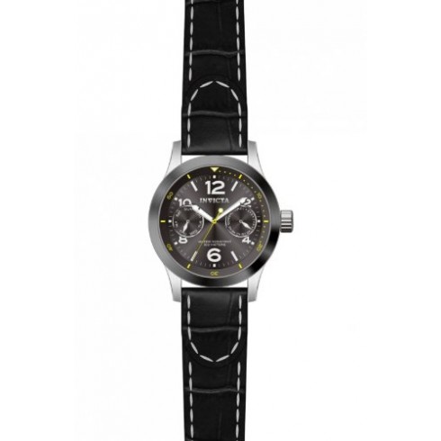 Invicta I-Force Grey Dial Stainless Steel Black Leather Band Ladies Watch 14144 watches