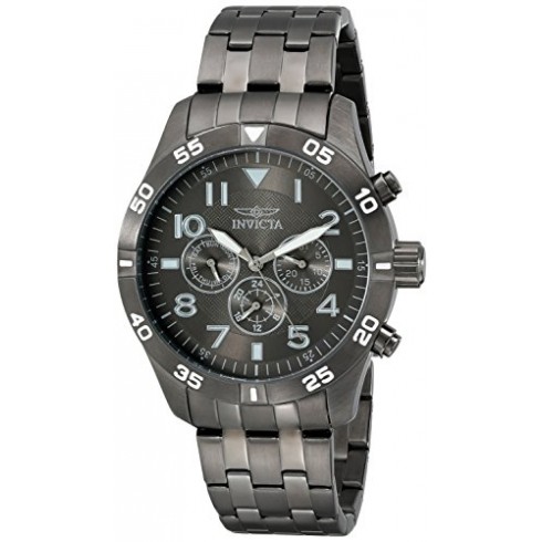 Invicta I-Force Multi-Function Gunmetal Dial Gunmetal Ion-plated Men's Watch 19205 watches