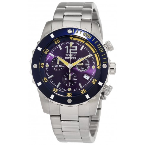 Invicta II Blue Dial Chronograph Stainless Steel Men's Watch 1246 watches