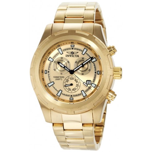 Invicta II Chronograph Gold-Tone Stainless Steel Men's Watch 1561 watches