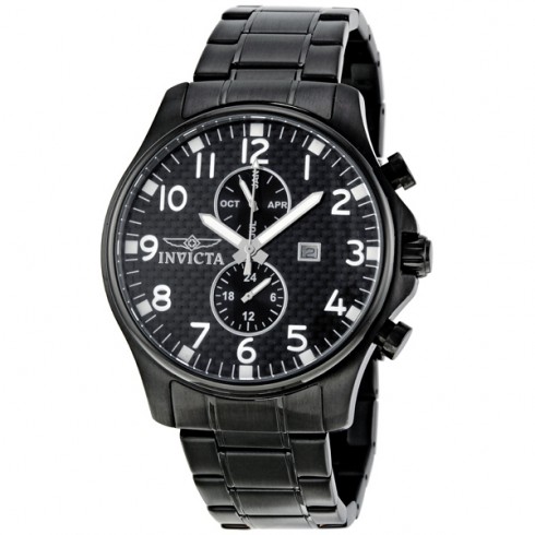 Invicta II Collection Black Ion-Plated Stainless Steel Men's Watch 0383 watches