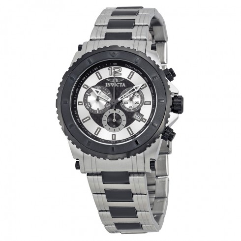 Invicta II Collection Chronograph Silver Dial Two-tone Men's Watch 1010 watches