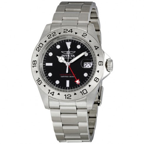 Invicta II Date Master GMT Black Dial Men's Watch 9401 watches