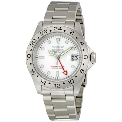 Invicta II Date Master GMT White Dial Men's Watch 9402 watches