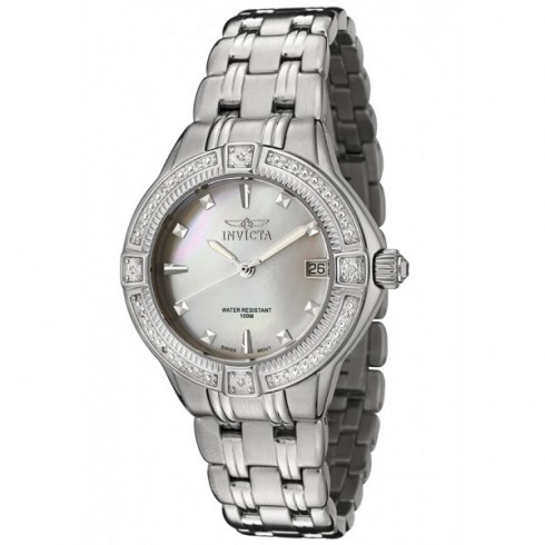 Invicta II Mother of Pearl Dial Stainles Steel Ladies Watch 0266 watches