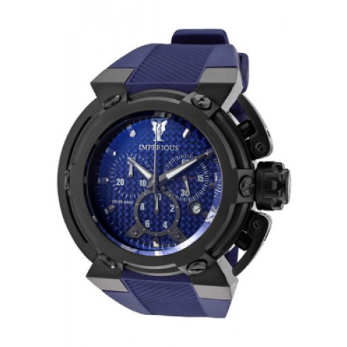 Invicta Imperious X Wing Blue Dial Polyurethane Men's Watch IMP1039 watches