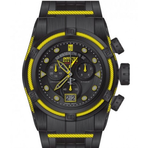 Invicta Jason Taylor Chronograph Black Dial Black Ion-plated Stainless Steel Men's Watch 14423 watches