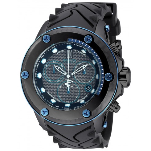 Invicta Jason Taylor Chronograph Black Dial Black Polyurethane Men's Watch 17825 watches
