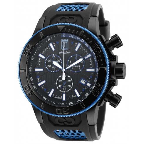 Invicta Jason Taylor Chronograph Black Dial Black Polyurethane Men's Watch 19578 watches