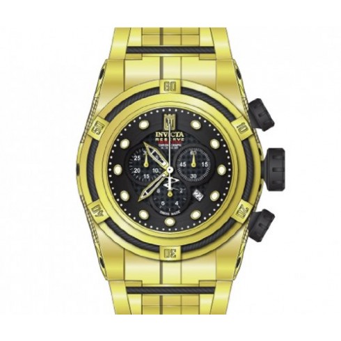 Invicta Jason Taylor Chronograph Black Dial Gold Ion-plated Men's Watch 14432 watches
