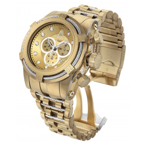 Invicta Jason Taylor Chronograph Gold Dial Gold-plated Men's Watch 17834 watches