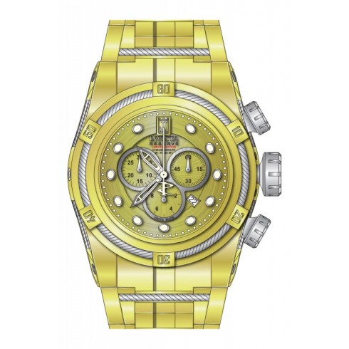 Invicta Jason Taylor Chronograph Gold Dial Yellow Gold-plated Men's Watch 16004 watches
