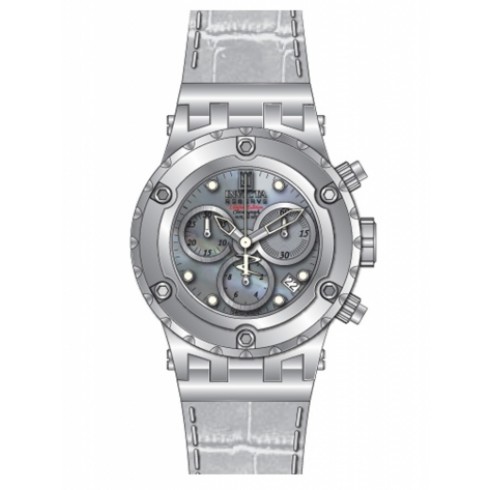 Invicta Jason Taylor Chronograph Platinum Dial Rose Leather Ladies Watch 14607 watches