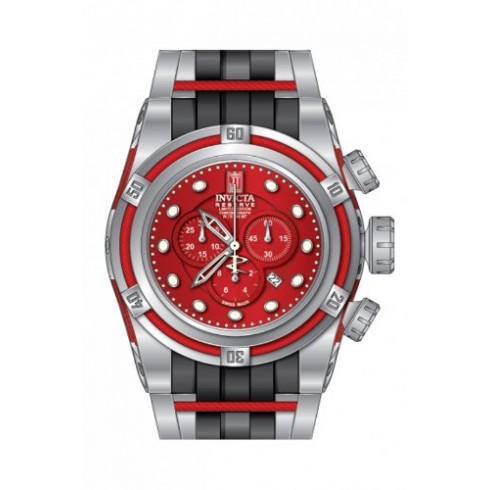 Invicta Jason Taylor Chronograph Red Dial Stainless Steel Black Polyurethane Men's Watch 14430 watches