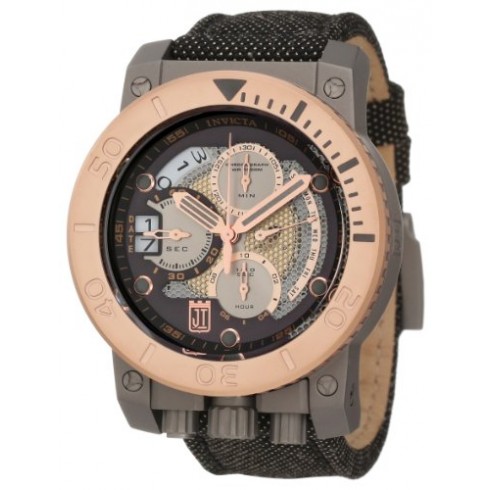 Invicta Jason Taylor Chronograph Rose Gold-Tone Titanium Men's Watch 13049 watches