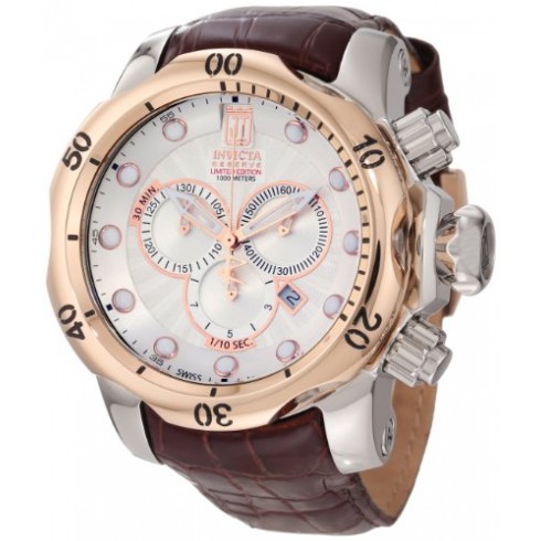 Invicta Jason Taylor Chronograph Silver Dial Rose Gold-Tone Men's Watch 12961 watches