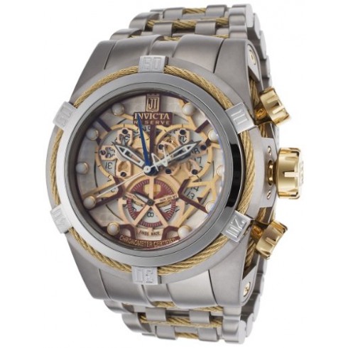 Invicta Jason Taylor Chronograph Skeleton Dial Stainless Steel Men's Watch 14427 watches