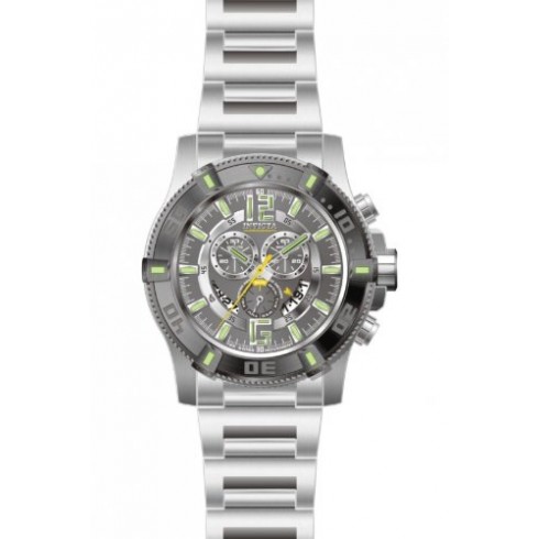 Replica Invicta Luminary Chronograph Gunmetal Dial Stainless Steel Men's Watch 13643 Watch