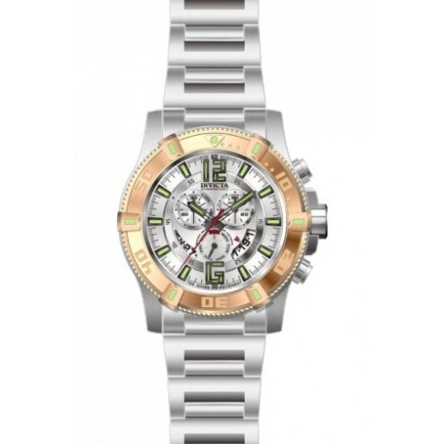 Invicta Luminary Chronograph White Dial Rose Gold-tone PVD Men's Watch 13635 watches