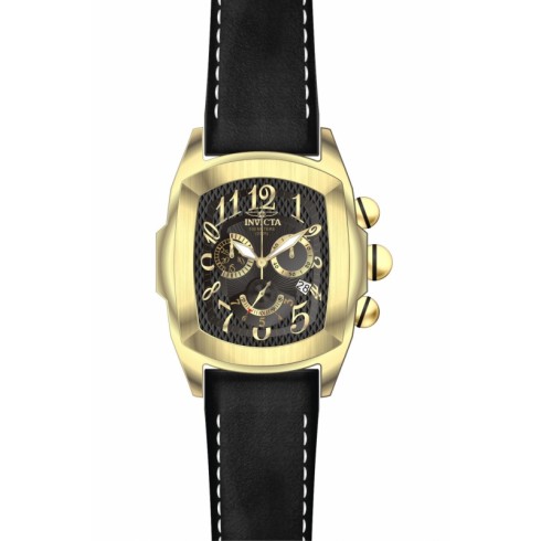 Invicta Lupah Chronograph Black Dial Gold-Tone Stainless Steel Men's Watch 13692 watches
