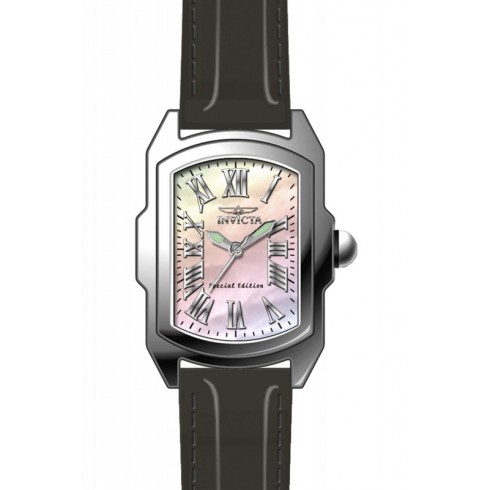 Invicta Lupah Mother of Pearl Dial Black Leather Ladies Watch 20456 watches